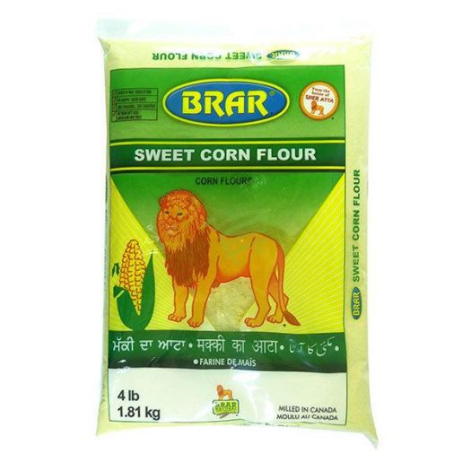 Brar Sweet Corn Flour Makki da Atta 8lbs (Pack of 5)