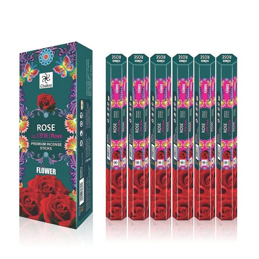 Chakra Rose Incense Sticks 120 Sticks