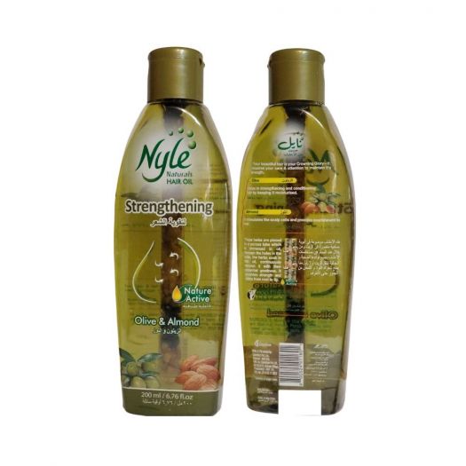 Nyle Strengthening Hair Oil With Olive Almond 200ml
