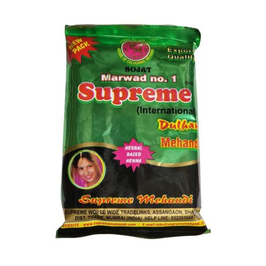 Supreme Dulhan Mehandi Henna By Sojat 100g