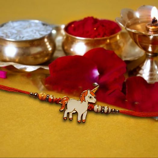 Unicorn Hand Made Rakhi For Kids